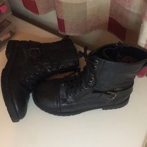 Rampage girls combat boots